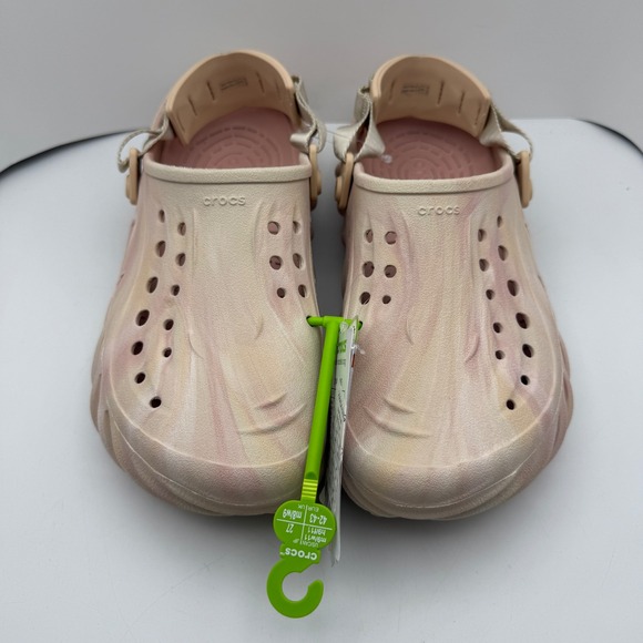Crocs Echo Marbled Clog‎ Mens M9 W11 Quartz Multi Color Slip On Shoes NWT main image 4